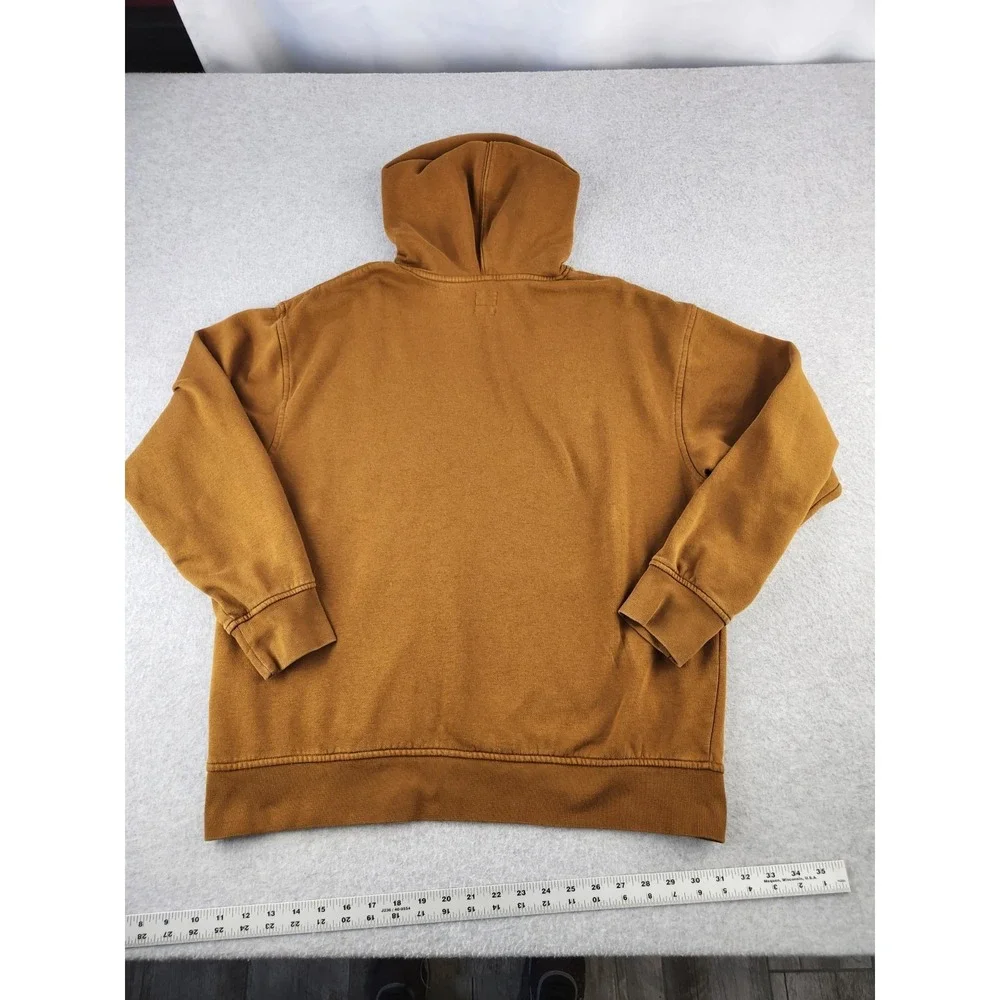 Levi's Graphic Logo Hoodie Relaxed Fit Dk Camel Color‎ Pullover Sweatshirt Large